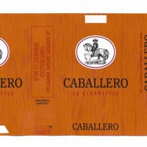 MARQUILLA CABALLERO 20 CIGARRILLOS HOLANDA