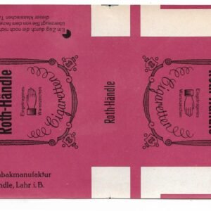 MARQUILLA ROTH-HANDLE 19 CIGARRILLOS ALEMANIA