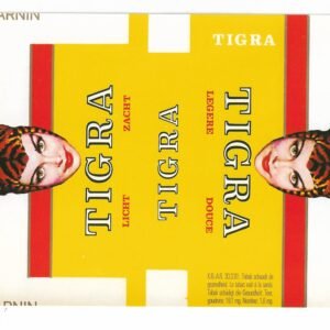 MARQUILLA TIGRA 25 CIGARRILLOS CHECOSLOVAQUIA