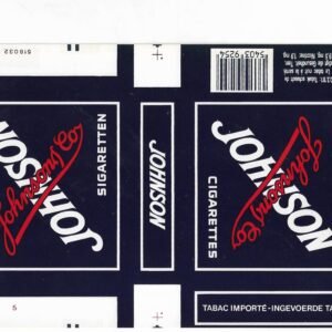 MARQUILLA JOHNSON 25 CIGARRILLOS CHECOSLOVAQUIA