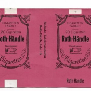 MARQUILLA ROTH-HANDLE 20 CIGARRILLOS ALEMANIA