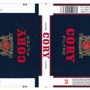 MARQUILLA CORY 25 CIGARRILLOS CHECOSLOVAQUIA