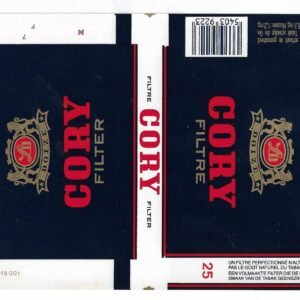 MARQUILLA CORY 25 CIGARRILLOS CHECOSLOVAQUIA