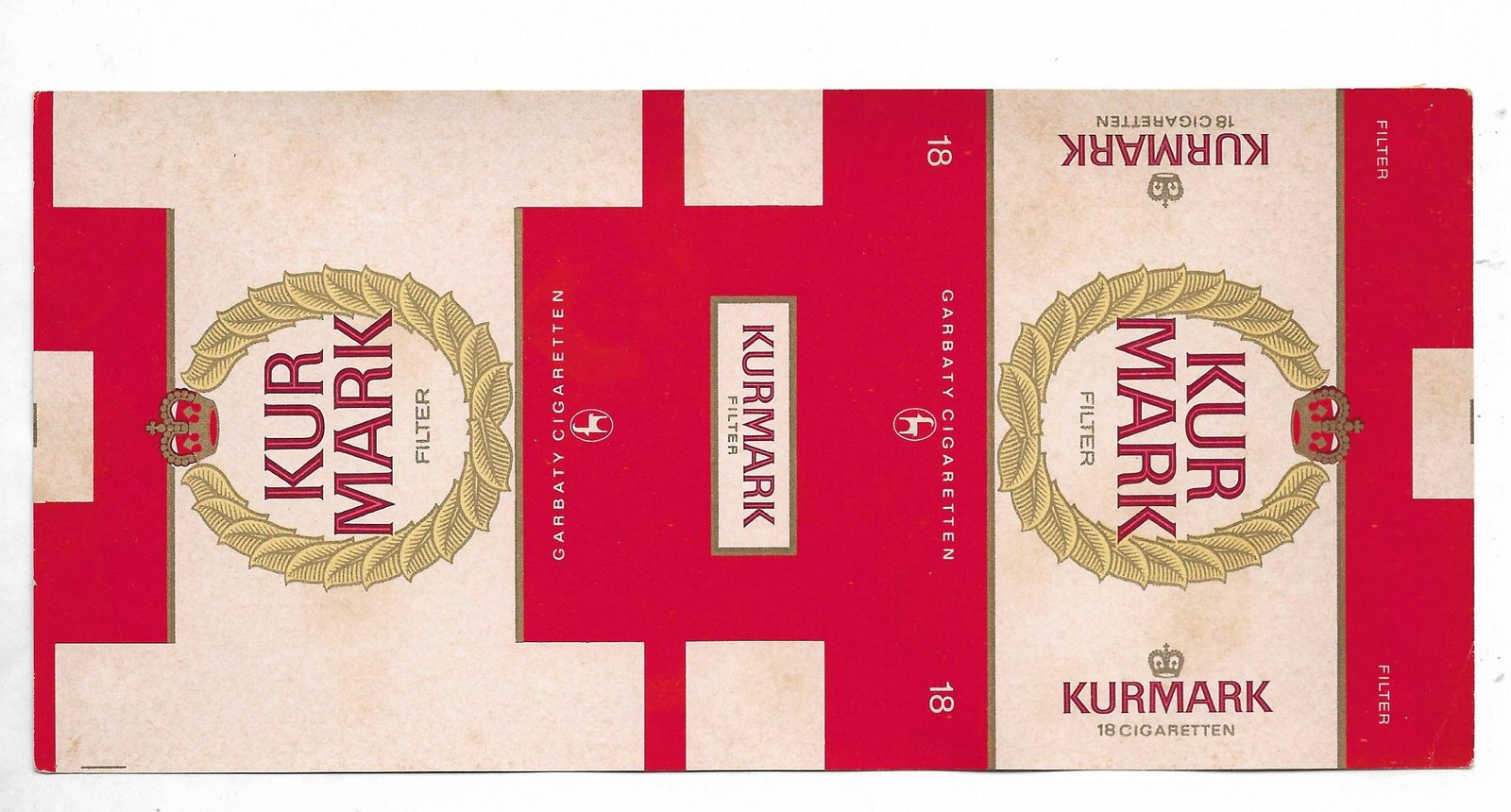 MARQUILLA KUR MARK 18 CIGARRILLOS ALEMANIA
