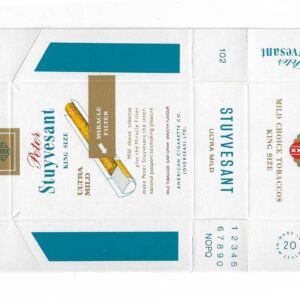 MARQUILLA STUYVESANT 20 CIGARRILLOS NUEVA ZELANDA