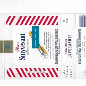 MARQUILLA STUYVESANT 20 CIGARRILLOS NUEVA ZELANDA