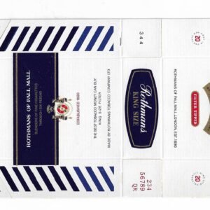 MARQUILLA ROTHMANS 20 CIGARRILLOS NUEVA ZELANDA