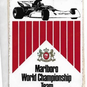 CALCOMANIA DE MARLBORO DEL WORL CHAMPIONSHIP