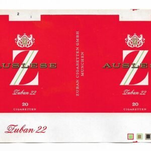 MARQUILLA AUSLESE 20 CIGARRILLOS ALEMANIA