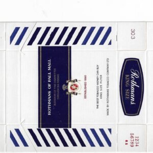 MARQUILLA ROTHMANS 20 CIGARRILLOS NUEVA ZELANDA