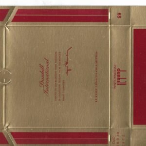 MARQUILLA DUNHILL 20 CIGARRILLOS NUEVA ZELANDA