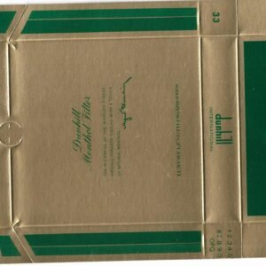 MARQUILLA DUNHILL 20 CIGARRILLOS NUEVA ZELANDA