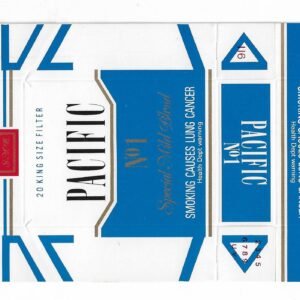 MARQUILLA PACIFIC 20 CIGARRILLOS NUEVA ZELANDA