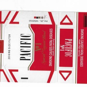 MARQUILLA PACIFIC 20 CIGARRILLOS NUEVA ZELANDA