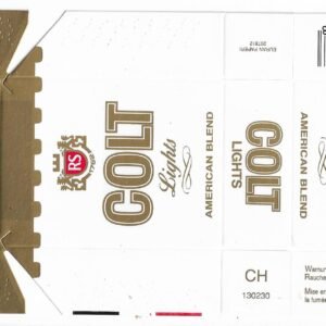 MARQUILLA COLT LIGTHS 20 CIGARRILLOS FINLANDIA BOX