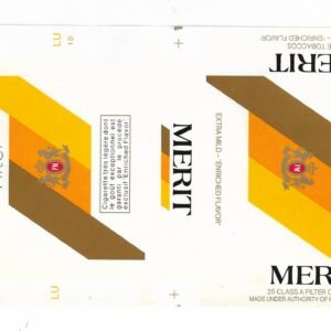 MARQUILLA MERIT 25 CIGARRILLOS BÉLGICA