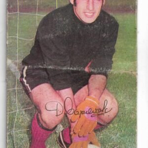 FIGURITA SUPER FUTBOL 1971 TARJETON DE DANIEL CARNEVALI N° 105
