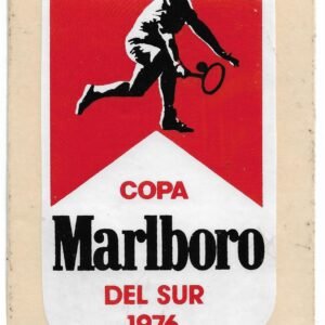 CALCOMANIA DE MARLBORO DE LA COPA DEL SUR 1976