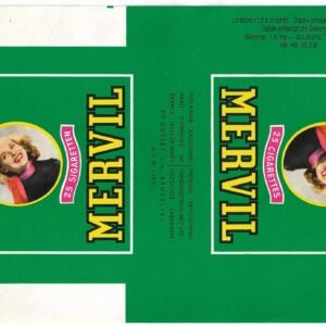 MARQUILLA MERVIL 25 CIGARRILLOS BÉLGICA