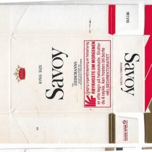 MARQUILLA SAVOY 20 CIGARRILLOS NORUEGA BOX