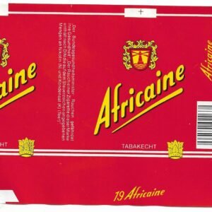 MARQUILLA AFRICAINE 19 CIGARRILLOS ALEMANIA
