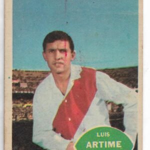 FIGURITA DEL ALBUM GOLASO TARJETON FUTBOL 1965 LUIS ARTIME N° 20