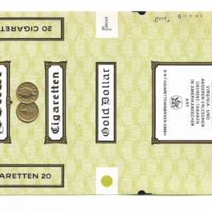 MARQUILLA GOLD DOLLAR 20 CIGARRILLOS ALEMANIA