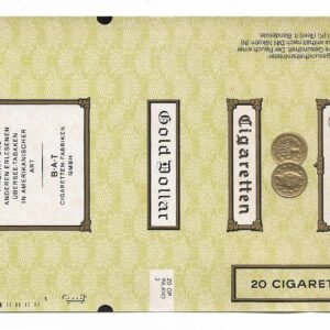 MARQUILLA GOLD DOLLAR 20 CIGARRILLOS ALEMANIA