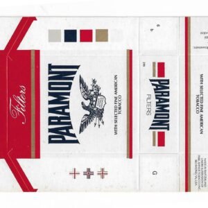 MARQUILLA PARAMONT 20 CIGARRILLOS SUIZA BOX