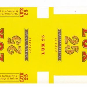 MARQUILLA LUX 25 CIGARRILLOS BÉLGICA