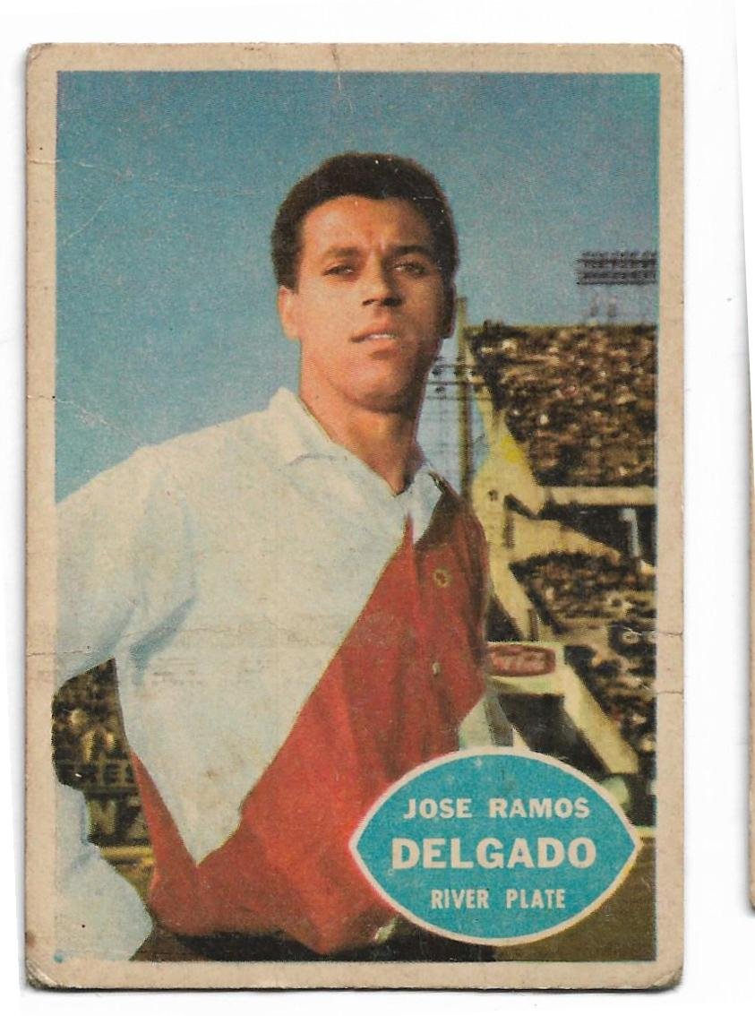 FIGURITA DEL ALBUM GOLASO TARJETON FUTBOL 1965 JOSE RAMOS DELGADO N° 14