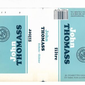 MARQUILLA JOHN THOMASS 25 CIGARRILLOS BÉLGICA