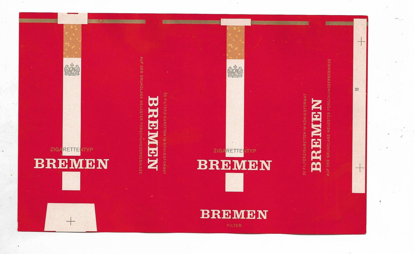 MARQUILLA BREMEN 20 CIGARRILLOS ALEMANIA