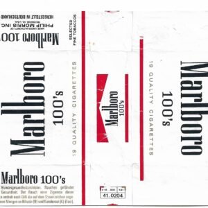 MARQUILLA MARLBORO 20 CIGARRILLOS ALEMANIA