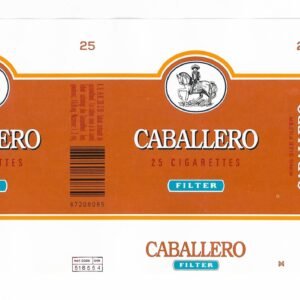 MARQUILLA CABALLERO 25 CIGARRILLOS BÉLGICA