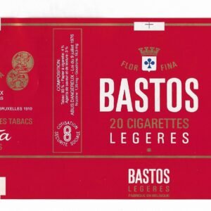 MARQUILLA BASTOS 20 CIGARRILLOS BÉLGICA