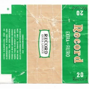 MARQUILLA RECORD 20 CIGARRILLOS ESPAÑA
