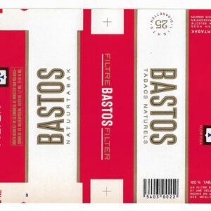 MARQUILLA BASTOS 25 CIGARRILLOS BÉLGICA