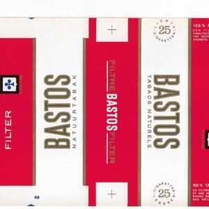 MARQUILLA BASTOS 25 CIGARRILLOS BÉLGICA