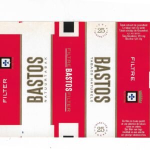 MARQUILLA BASTOS 25 CIGARRILLOS BÉLGICA