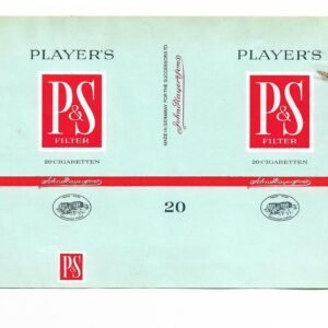 MARQUILLA PLAYER ´S 20 CIGARRILLOS ALEMANIA