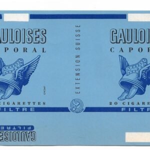 MARQUILLA GAULOISES 20 CIGARRILLOS SUIZA