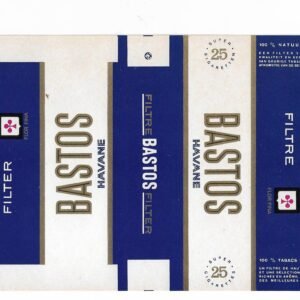 MARQUILLA BASTOS 25 CIGARRILLOS BÉLGICA