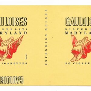 MARQUILLA GAULOISES DISQUE MARYLAND 20 CIGARRILLOS SUIZA