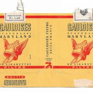 MARQUILLA GAULOISES DISQUE MARYLAND 20 CIGARRILLOS SUIZA