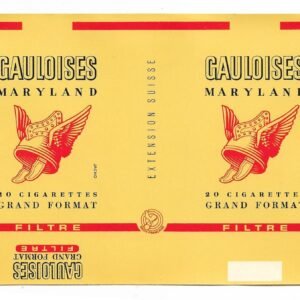 MARQUILLA GAULOISES DISQUE MARYLAND 20 CIGARRILLOS SUIZA