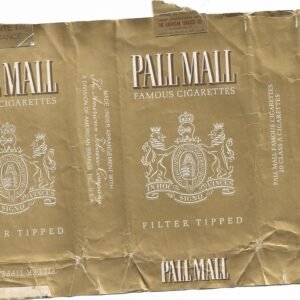 MARQUILLA PALL MALL 20 CIGARRILLOS HOLANDA