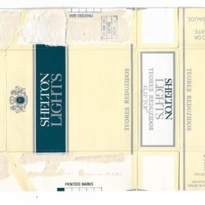 MARQUILLA SHELTON LIGHTS 20 CIGARRILLOS BRASIL BOX