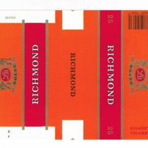 MARQUILLA RICHMOND 20 CIGARRILLOS BÉLGICA