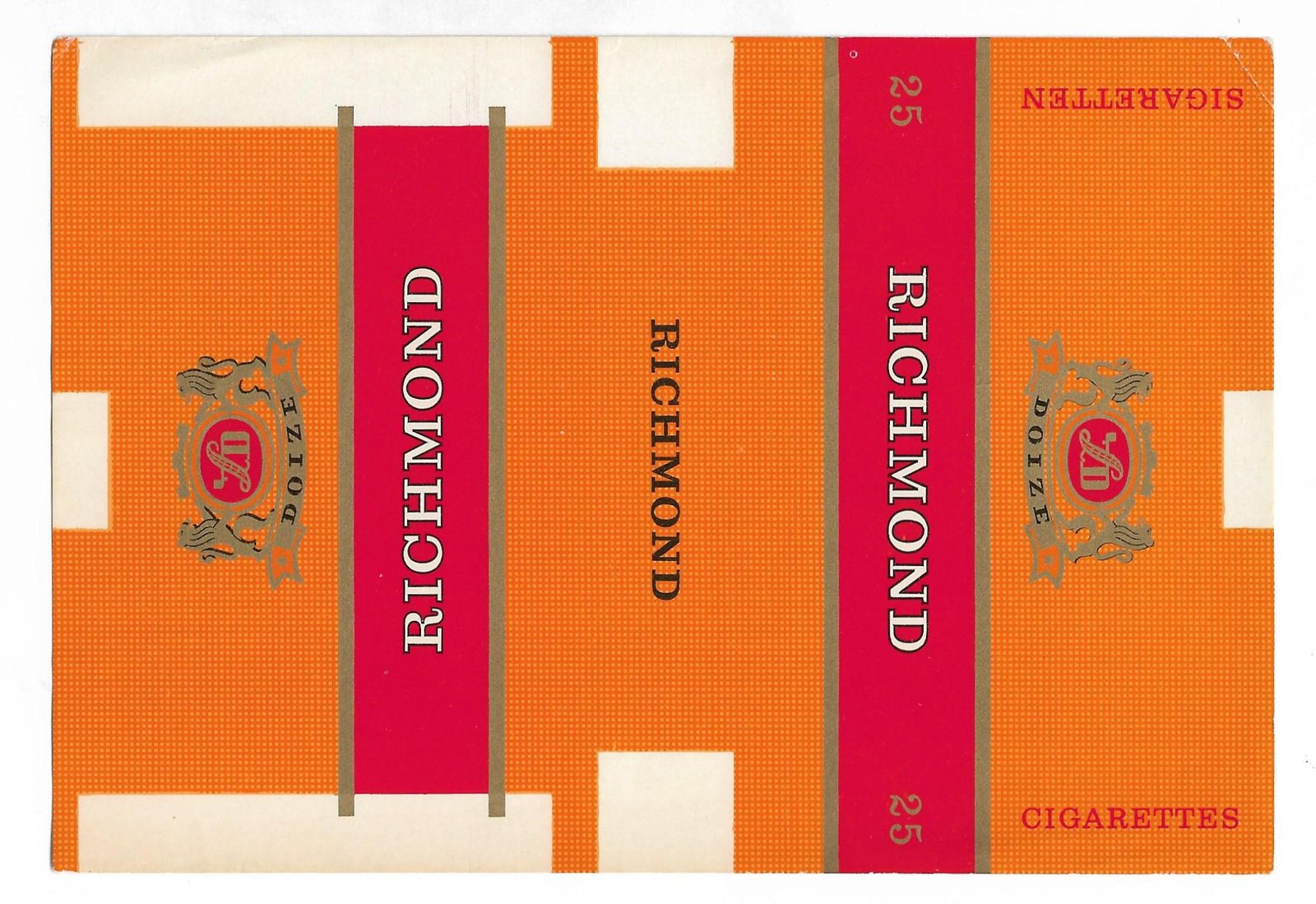 MARQUILLA RICHMOND 25 CIGARRILLOS BÉLGICA